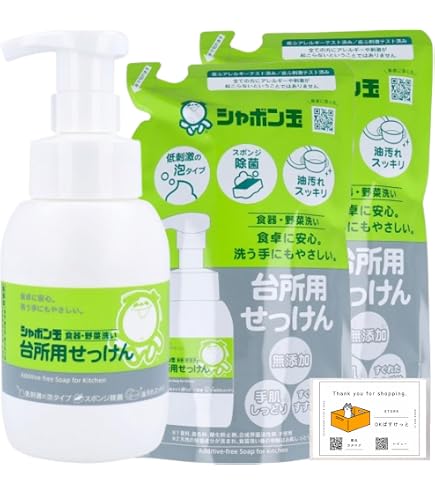 Amazon.co.jp: シャボン玉石けん スノール 詰め替え用 800ml 【6個