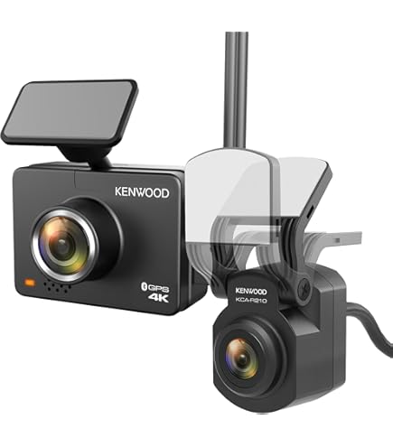 Kenwood DRV-350-B Dash Camera, Wide Angle, Bright F1.8 Lens