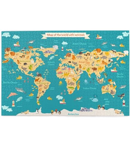 Amazon.co.jp: ユーログラフィックス2000ピース ジグソーパズル 世界