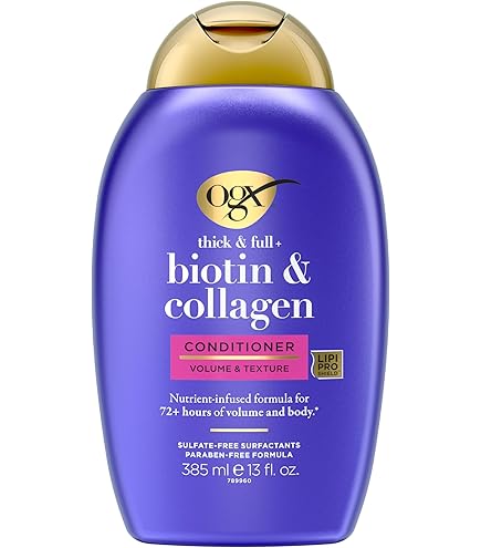Amazon | OGX Thick & Full Biotin & Collagen Shampoo 380ml シック