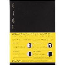 Amazon | ニトムズ STALOGY ノート A5 方眼 365デイズノート ブラック