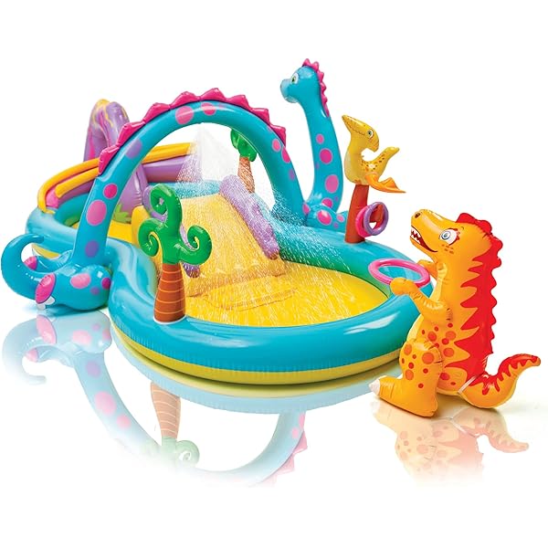 rainbow ring inflatable play center