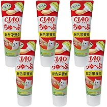 Amazon | チャオ (CIAO) ちゅ~ぶ 毛玉配慮 まぐろ 80g 6個セット