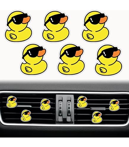 Dujiea 2-Piece Rubber Duck Sunglasses License Plate Frame - Aluminum Metal Tag Cover With Screws | US Standard 2-Hole Fit - View #3