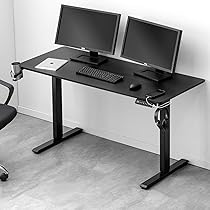 Amazon | タンスのゲン 昇降デスク 電動 幅140㎝ メモリ機能 静音昇降