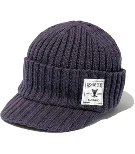Amazon | [シマノ] つば付きニットキャップ CA-054X ダークブラウン