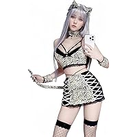 Amazon.co.jp: [Malymoon] コスプレ レオパード ヒョウ ヒョウ柄 女豹