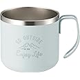 キャプテンスタッグ(CAPTAIN STAG) マグカップ コップ ダブルステンレス 真空断熱 保温・保冷 350ml モンテ