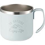 キャプテンスタッグ(CAPTAIN STAG) マグカップ コップ ダブルステンレス 真空断熱 保温・保冷 350ml モンテ