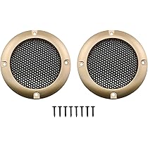 ❤未使用❤スピーカーグリル　保護　グリルカバー　ゴールド　メッシュ Amazon.co.jp: DGZZI 2インチ スピーカーカバー ゴールドメタル