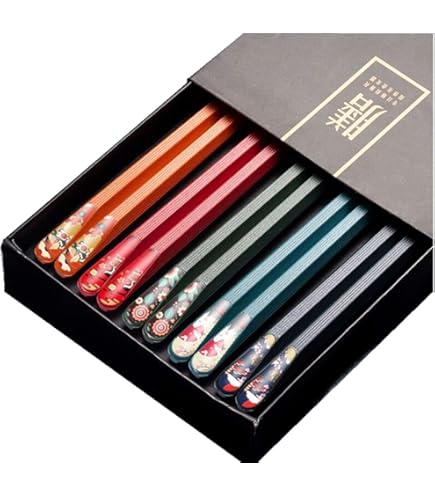 アッキー　膳　5膳 Amazon | 日本のお土産 箸5膳セット 日本の風景絵 【 Chopsticks