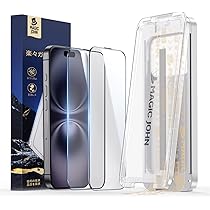 Amazon | 【光沢】MAGIC JOHN 対応 iPhone 15/16 用 ガラス