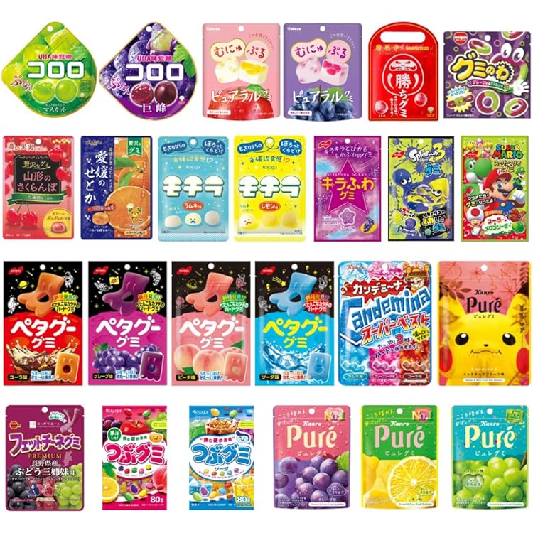 Amazon | 【10個セット】 人気 グミ ランダム 10個セット 詰め合わせ