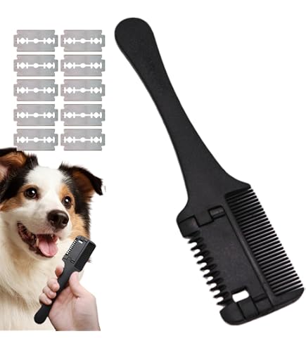 Amazon.co.jp: 犬猫用カミソリコーム、犬猫用ヘアカッターコーム