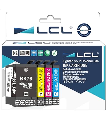 Amazon.co.jp: EPSON エプソン IC4CL76 (BK/C/M/Y)【強力洗浄