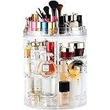 Makeup Organizer, Boxalls Rotating 360 Degree Crystal Adjustable Jewelry Cosmetic Perfumes Display Stand Box, 380 x 260 MM 8 