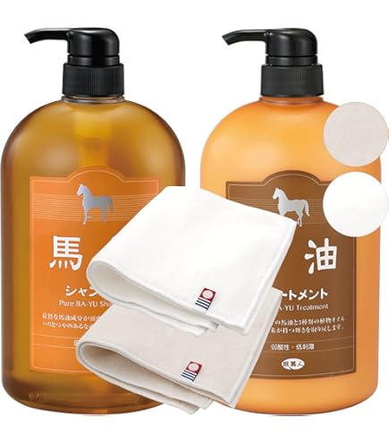 Amazon | アズマ商事 馬油シャンプー＆馬油トリートメント お徳用詰
