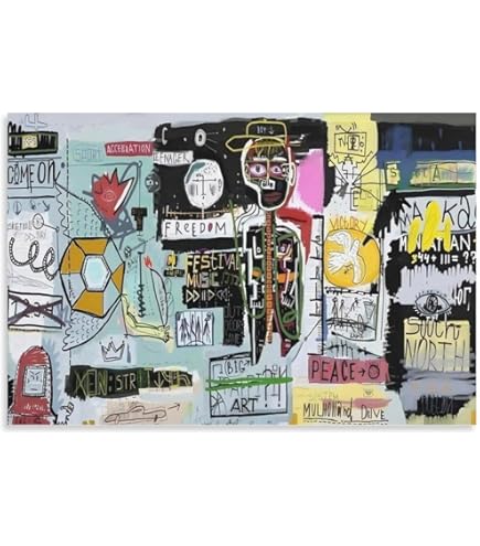 Amazon.co.jp: 大型サイズあり ジャン＝ミシェル・バスキア BANKSY