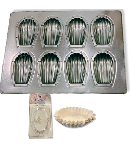 Amazon｜松永製作所 MBテフロン加工 ホタテ天板9P｜マドレーヌ型