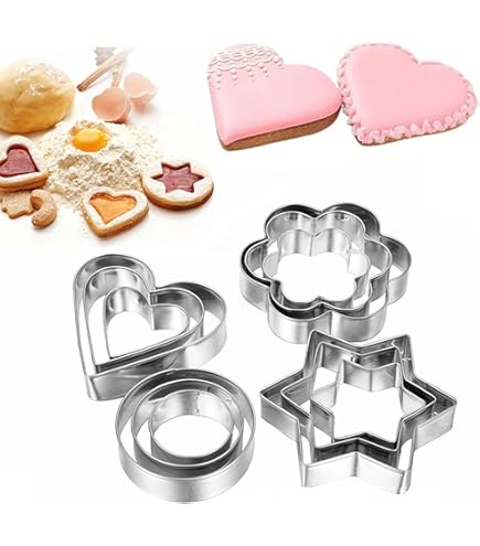 Amazon｜クッキー型 ハート 5サイズセット｜クッキー型 オンライン通販