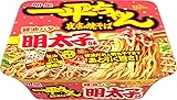 明星 一平ちゃん夜店の焼そば 醤油バター明太子味[12個入、カップ麺、焼きそば、いっぺん食べたらやめられない、マヨビーム、醤油だれと明太子マヨであと引く旨さ！、127g]