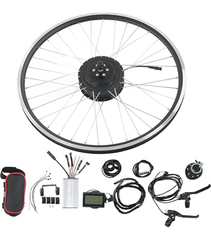 Amazon.co.jp: MOQNISE 20インチ一体型ホイール 48V 1000W 前輪 E-Bike