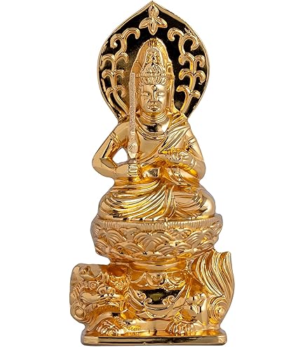 Amazon.co.jp: Buddha Statue Buddhist Figurine with Cookware (Gold