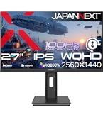 Amazon.co.jp: JAPANNEXT 27インチ モニター WQHD 2560x1440解像度 IPS