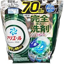 【新品・未開封品】おうちでプロ級の洗浄力　アリエール　90個入×4個　360個 Amazon.co.jp: アリエール ジェルボール プロ 部屋干し用 70個