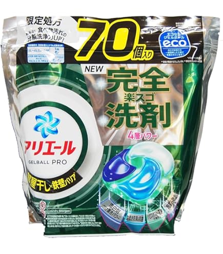 Amazon.co.jp: P&G アリエール ジェルボール プロ 部屋干し 超メガ