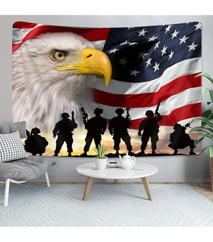 Amazon.co.jp: JAWO アメリカ国旗 タペストリー 壁掛け 独立記念日