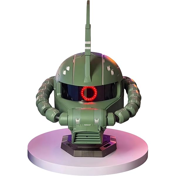 Amazon.co.jp: [EINI] シャア専用ザク マスク リアルモデル 可動発光