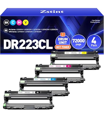 Greencycle 4 Pack DR223CL Compatible Drum Unit Replacement For Brother - View #3