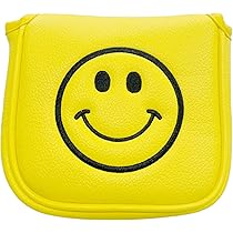 Amazon.co.jp: ゴルフ ヘッドカバー パターカバー 磁石開閉 マレット用