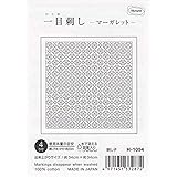 オリムパス製絲(Olympus Thread) 刺し子布パック 一目刺しの花ふきん マーガレット H-1054