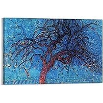 ピート・モンドリアン、『小川のある森』、希少な画集より ピート・モンドリアン、『小川のある森』、希少な画集より