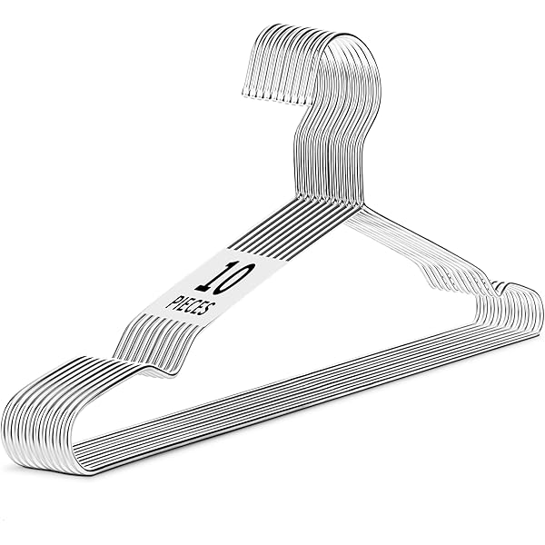 Amazon.co.jp: セキデン アルミハンガー10本（シルバー） つや消し