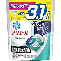 Amazon.co.jp: アリエール プロクリーン ジェルボール 4D 洗濯洗剤