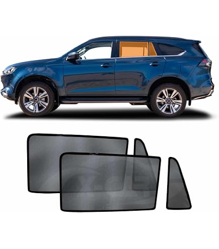 SnapShades Magnetic Rear Window Shades For Isuzu MU-X 2nd Gen (2020-Present) - 2 Pack - View #8
