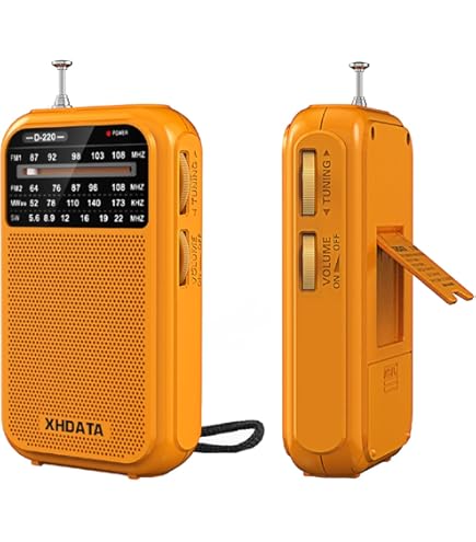 Amazon.co.jp: ポータブルAM/FMトランジスタラジオ、ラウド