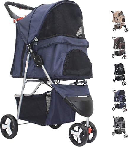 Amazon.co.jp: 【2025新モデル】折りたたみ 3WAY ペットカート 4 輪