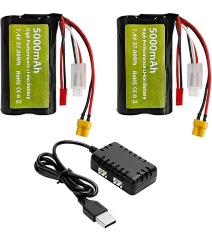 Amazon.co.jp: ATA HOBBY Radiolink 7.4V 2S リポバッテリー 1700mAH
