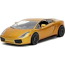 【激レア】ワイルドスピード　ダイキャストカー　ランボルギーニ ゴールドバージョン Amazon | JADATOYS 1:24 ワイルドスピードダイキャストカー
