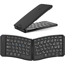 iClever Bluetooth キーボード 折りたたみ式 薄型 スマホ タブレット 専用 無線 ワイヤレス コンパクトキーボード ポータブル iPhone/iPad/Andri 71Tc-bfzDVL._AC_UL210_SR210,