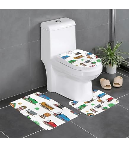 Amazon｜安達としまむら トイレ3点セット トイレマット