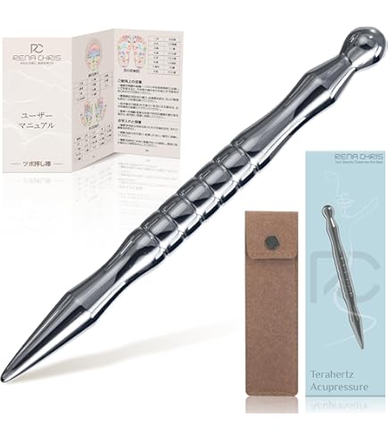 Amazon | 【指圧師監修】ツボ押し棒 テラヘルツ 顔 ポインター かっさ