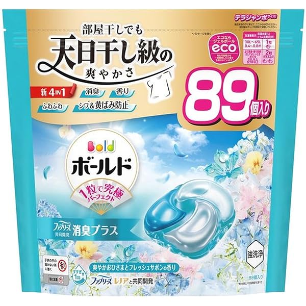 ボールド　ジェルボール　85個入り×5袋　425個 Amazon.co.jp: ボールド ジェルボール4D プレミアムブロッサム