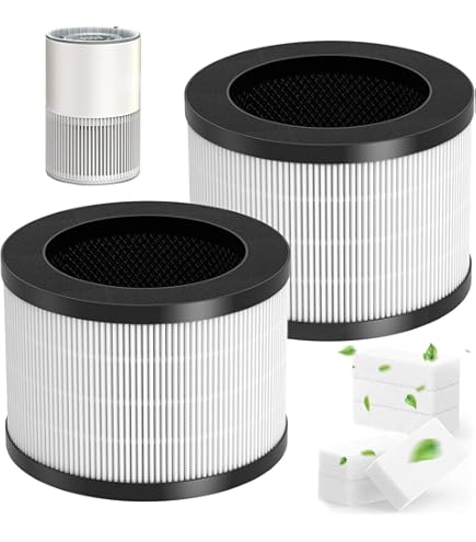 Amazon.co.jp: 空気清浄機交換用フィルター 3段階 HEPAフィルター