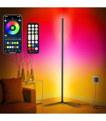 ⭐️特大SALE⭐️お洒落 RGB 変色 フロアランプ 調光可能 ライト 北欧 Amazon.co.jp : RGB 変色 フロアランプ 調光可能 フロアライト