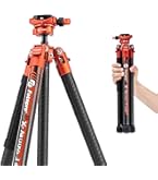 Amazon | Fotopro X-Airfly ビデオ 64.5 インチ軽量トラベルカメラ三脚